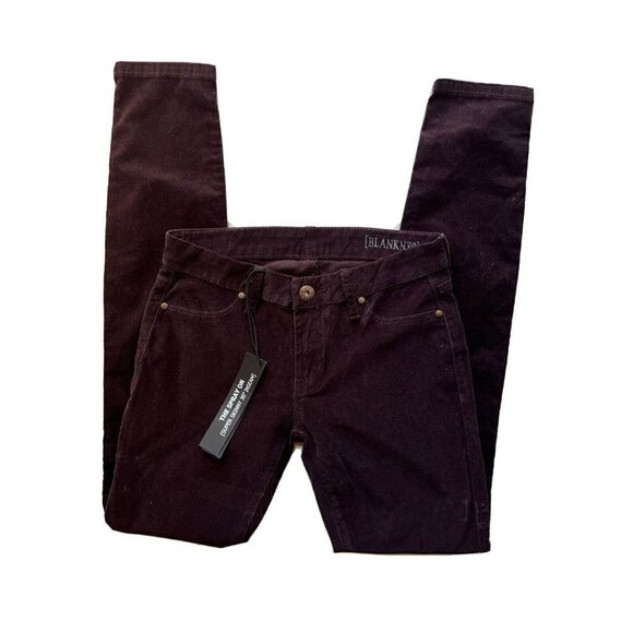 BLANKNYC Denim Womens Fine Wale Cord Spray on Skinny Jeans Size 26 $88 - Picture 2 of 9